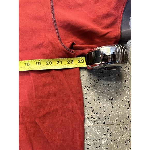 VTG 90s Eddie Bauer Men's Spell Out T-Shirt size Large/XL Red Short Sleeves Top - Picture 6 of 10